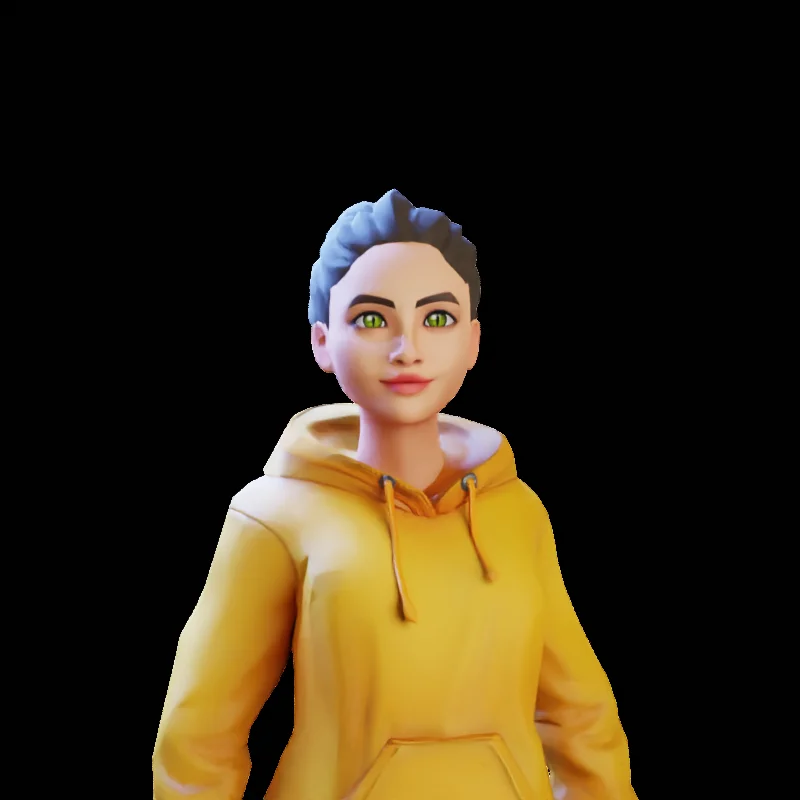 Metaverse Girl Character screenshot 2