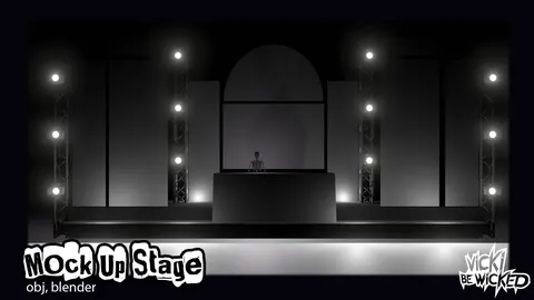 3D Mockup Stage - Blender scenes