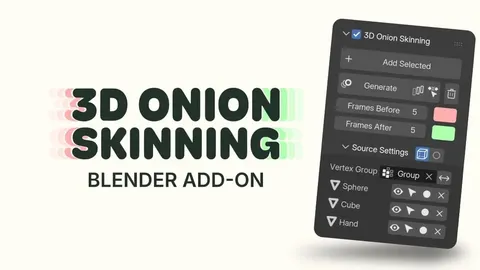 3D Onion Skinning - Blender addons