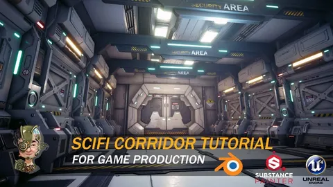 Sci-Fi Corridor Tutorial - Blender tutorials & courses