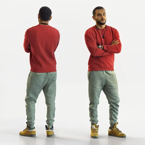 3D Scan Man 12 - Blender 3d models