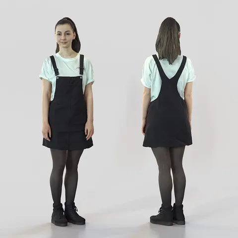 3D Scan Woman 6 - Blender 3d models