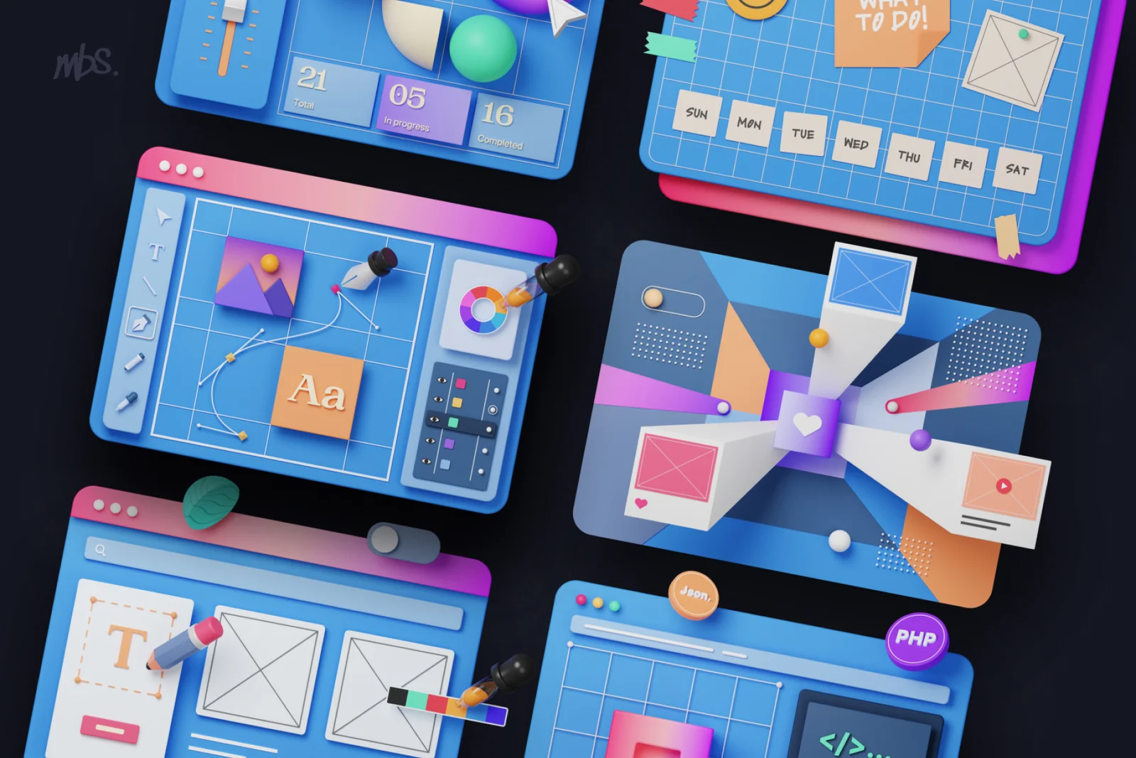 3D Screen Illustration Pack screenshot 3