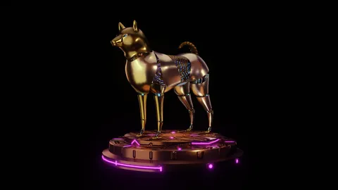 Shiba Innu Robot Dog - Blender 3d models