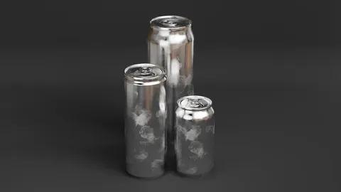 3D Soda Cans - Blender 3d models