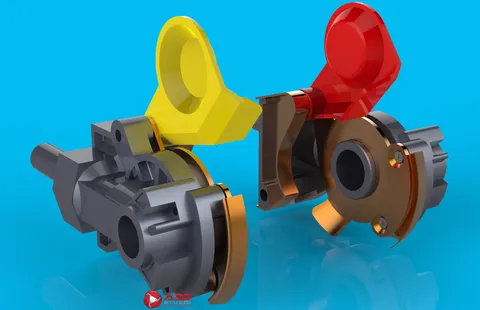 Trailer Air Couplings - Blender 3d models