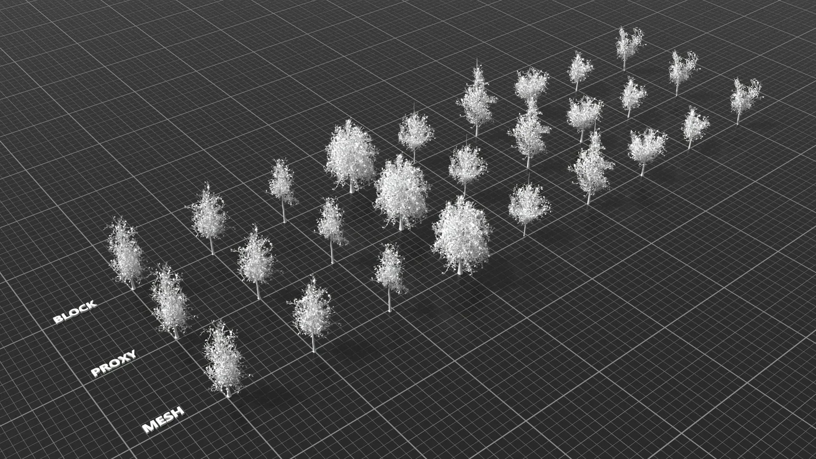 3D Tree Figures screenshot 3