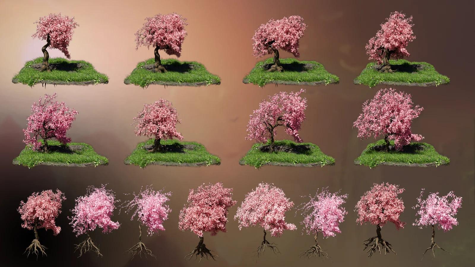 3D Trees with Geometry Nodes screenshot 3