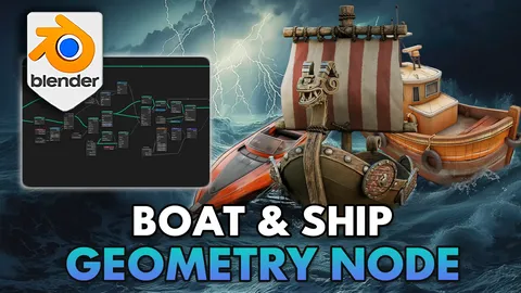 Boat Builder Geometry Node - Blender geometry nodes
