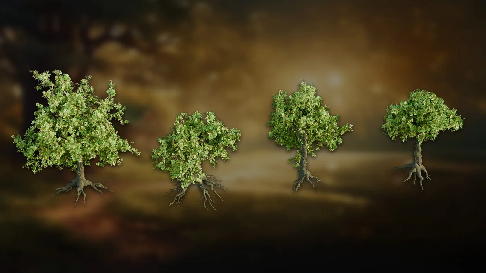 Stylized Oak Geometry Node screenshot 6