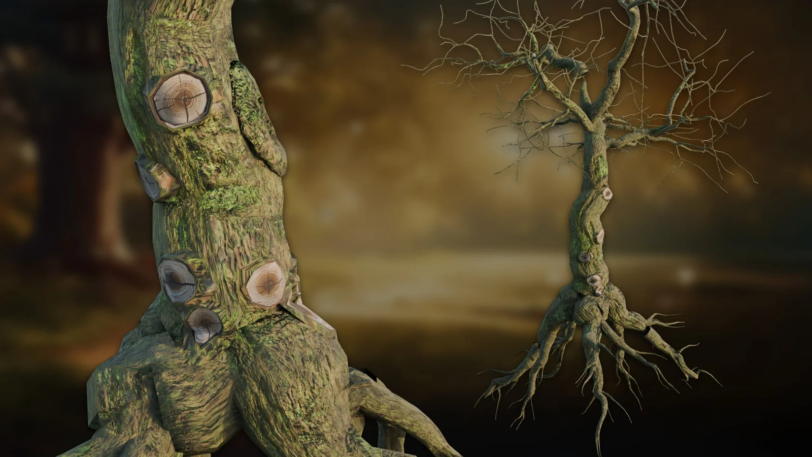 Stylized Oak Geometry Node screenshot 7