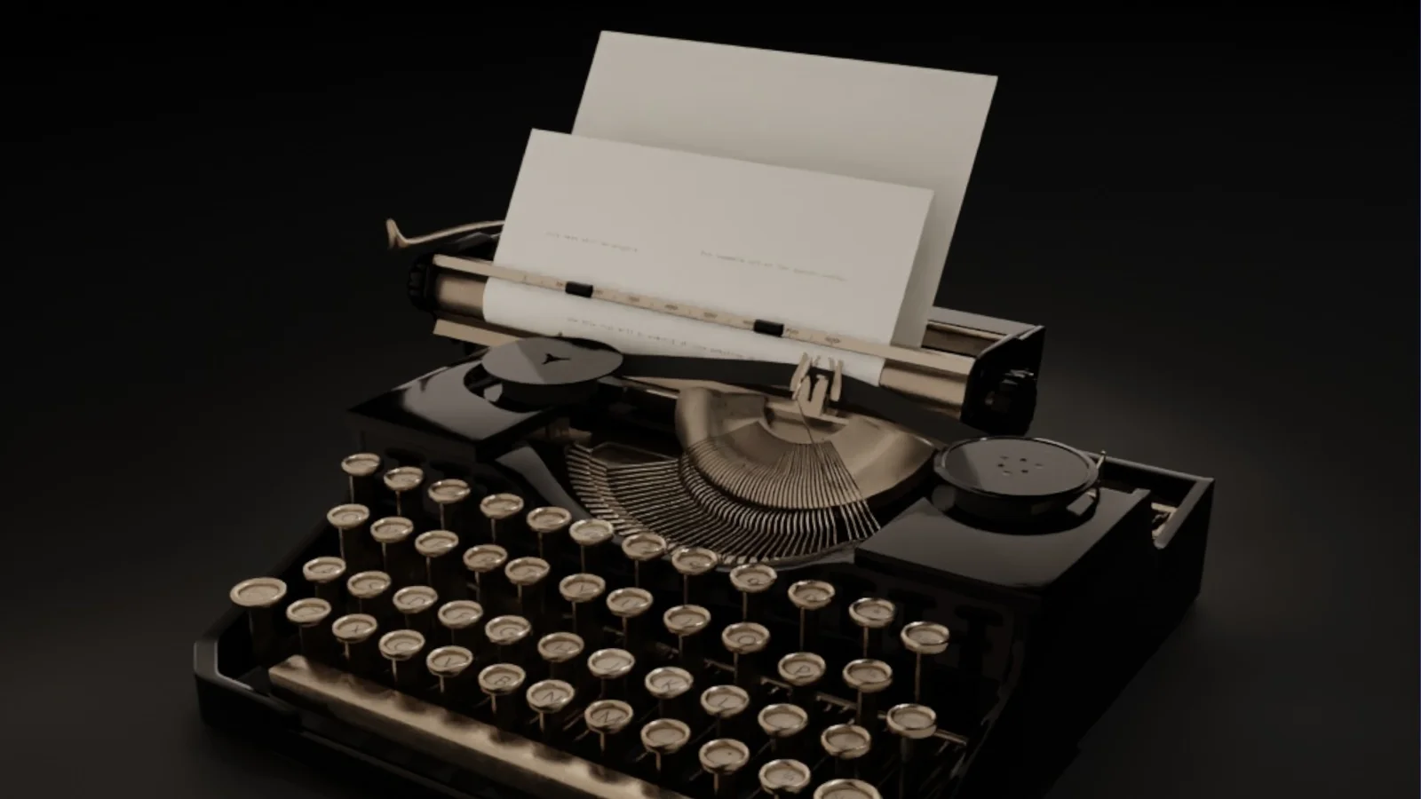 Animated 3D Typewriter screenshot 3
