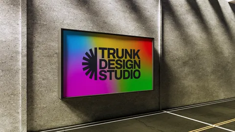 Wall Banner Mockup - Blender scenes