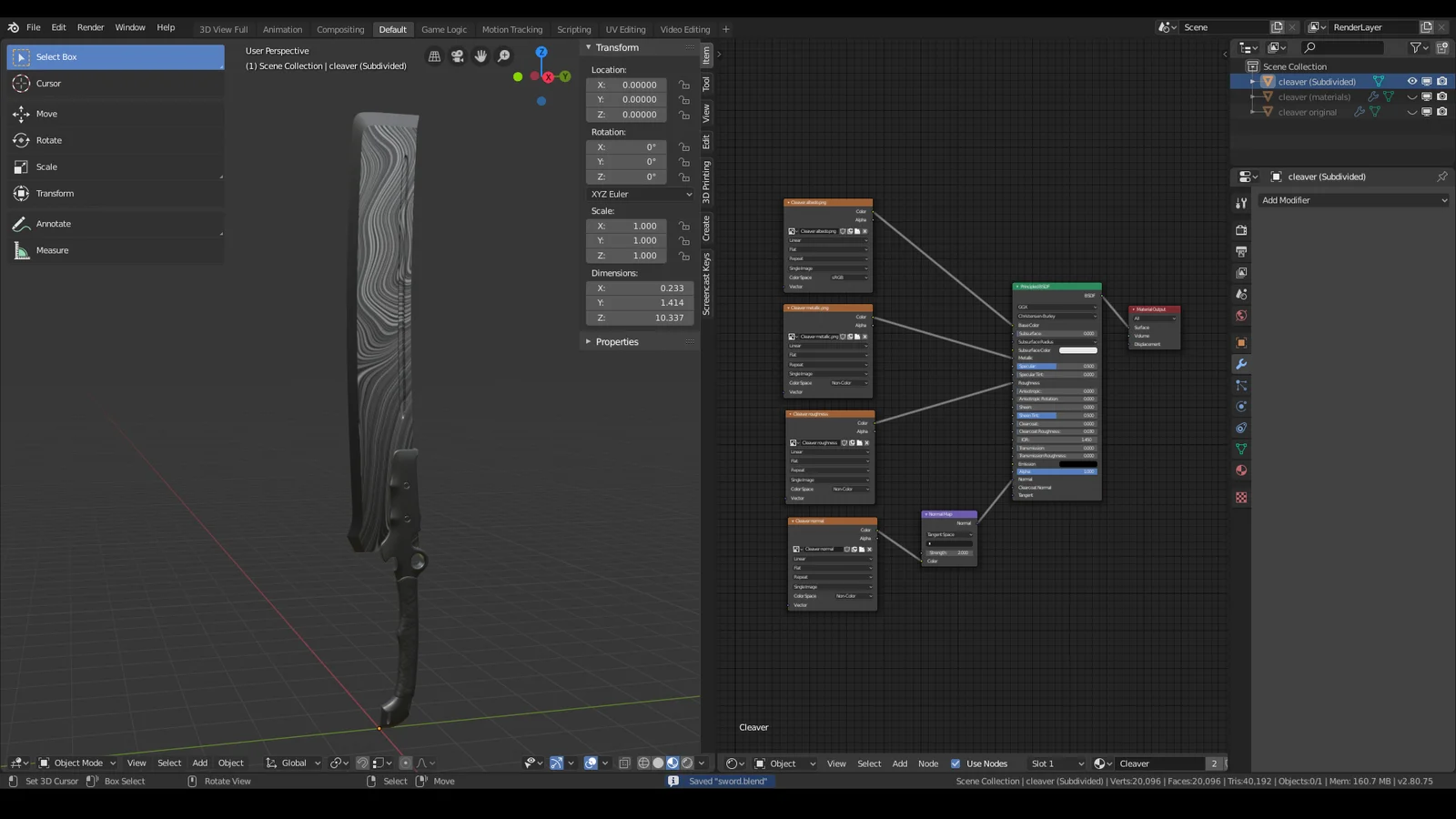 Damascus Zombie Cleaver screenshot 7