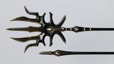 Magic Staff Scepter - Blender 3d models