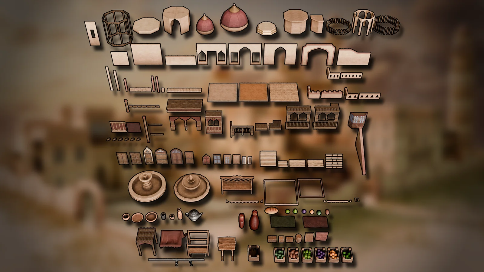 Arabic Village Modular Pack screenshot 2