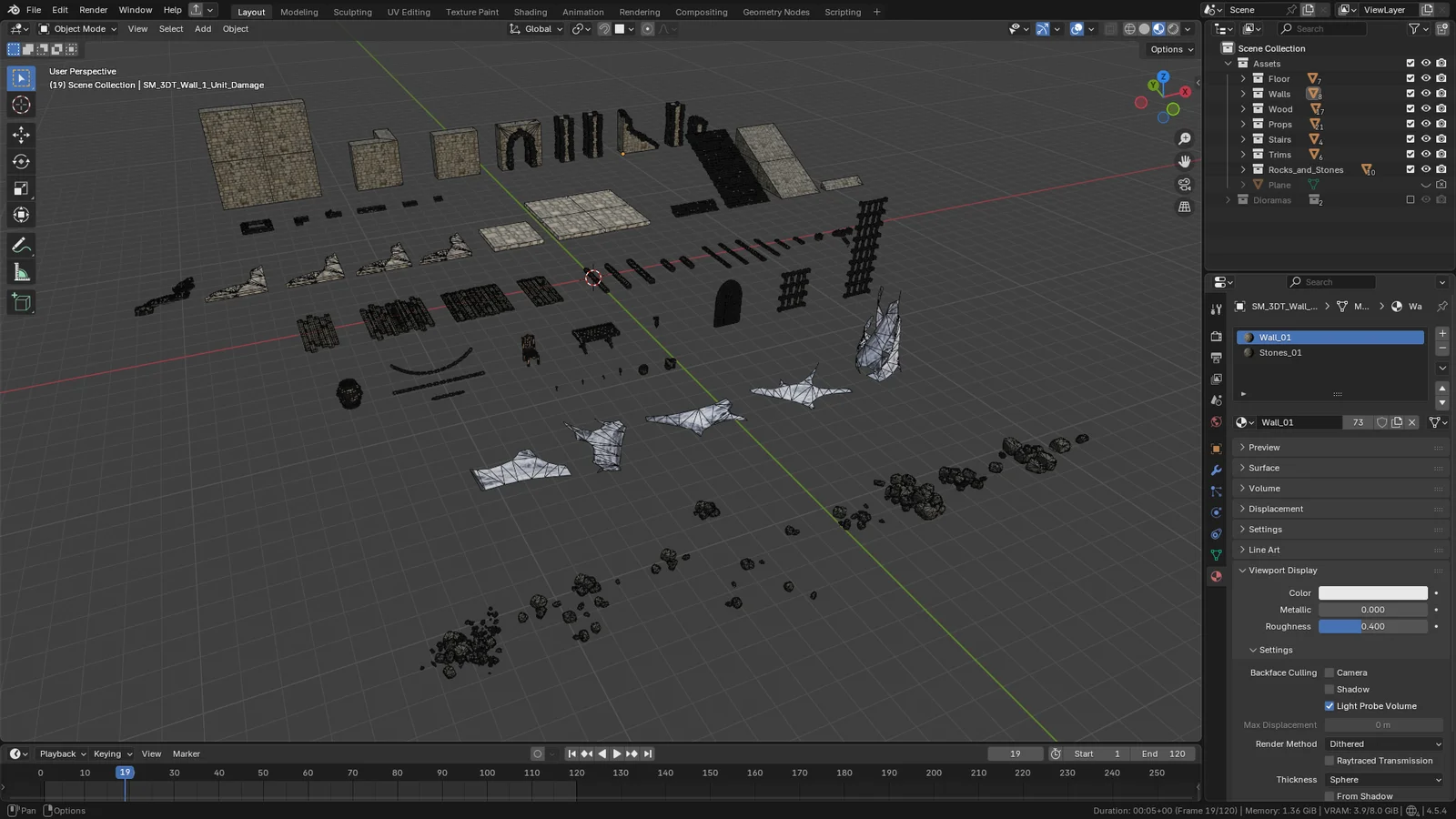 Stylized Dungeon Kitbash Pack screenshot 7