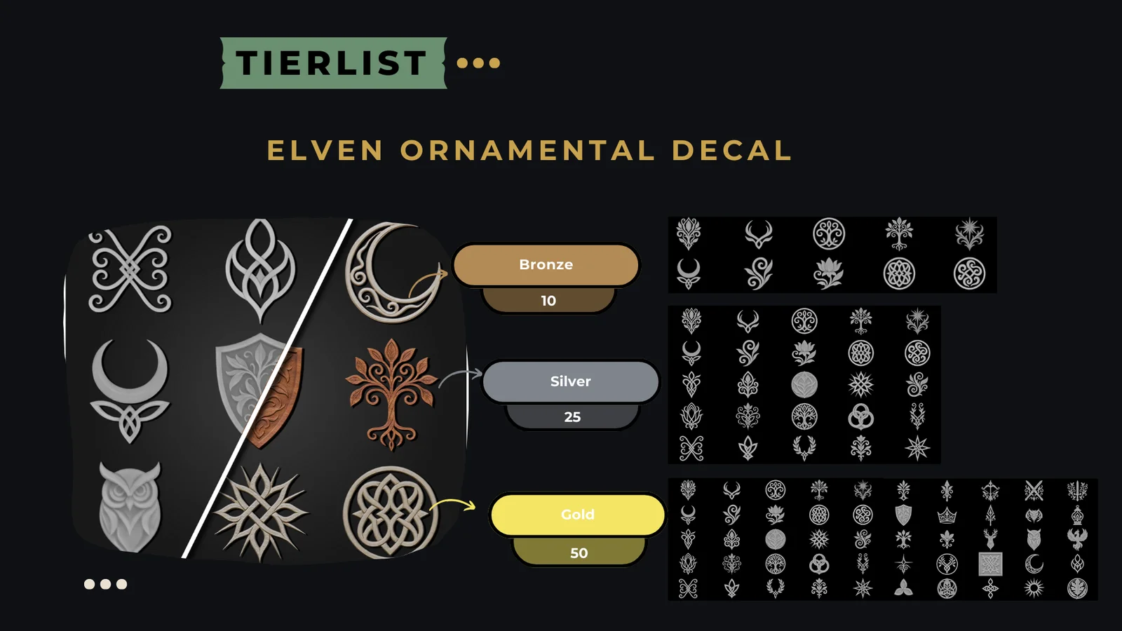 Elven Ornamental Decal Pack screenshot 2