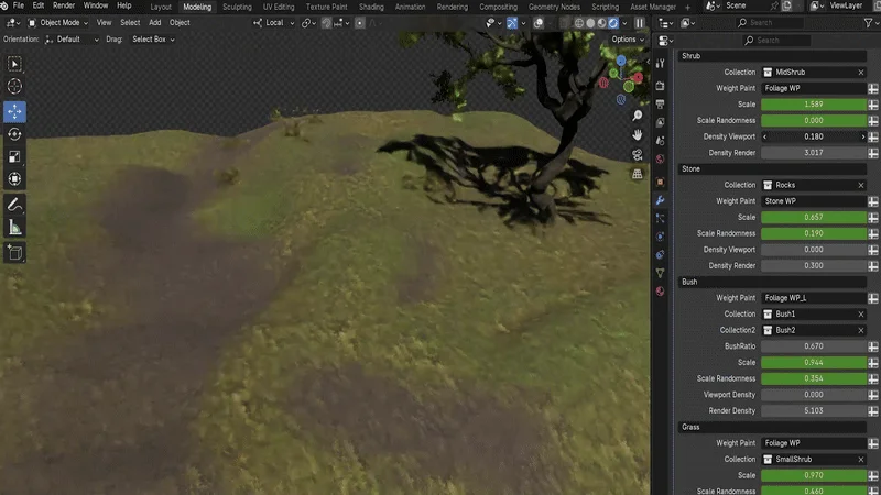 3DT Grasslands Terrain Generator screenshot 2