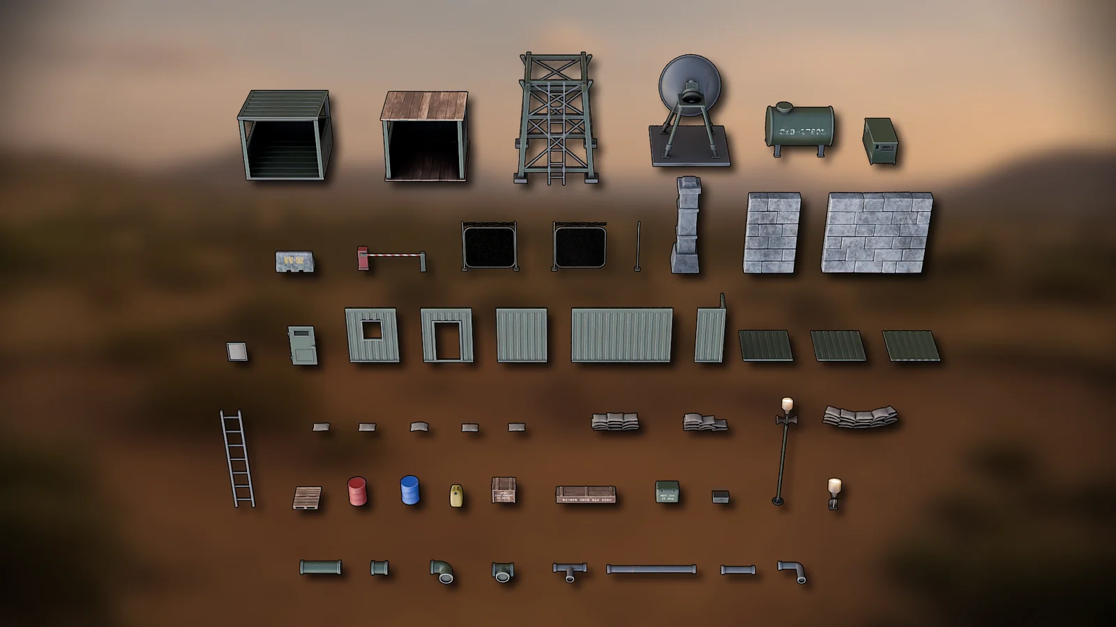 Modular Military Base Pack screenshot 2