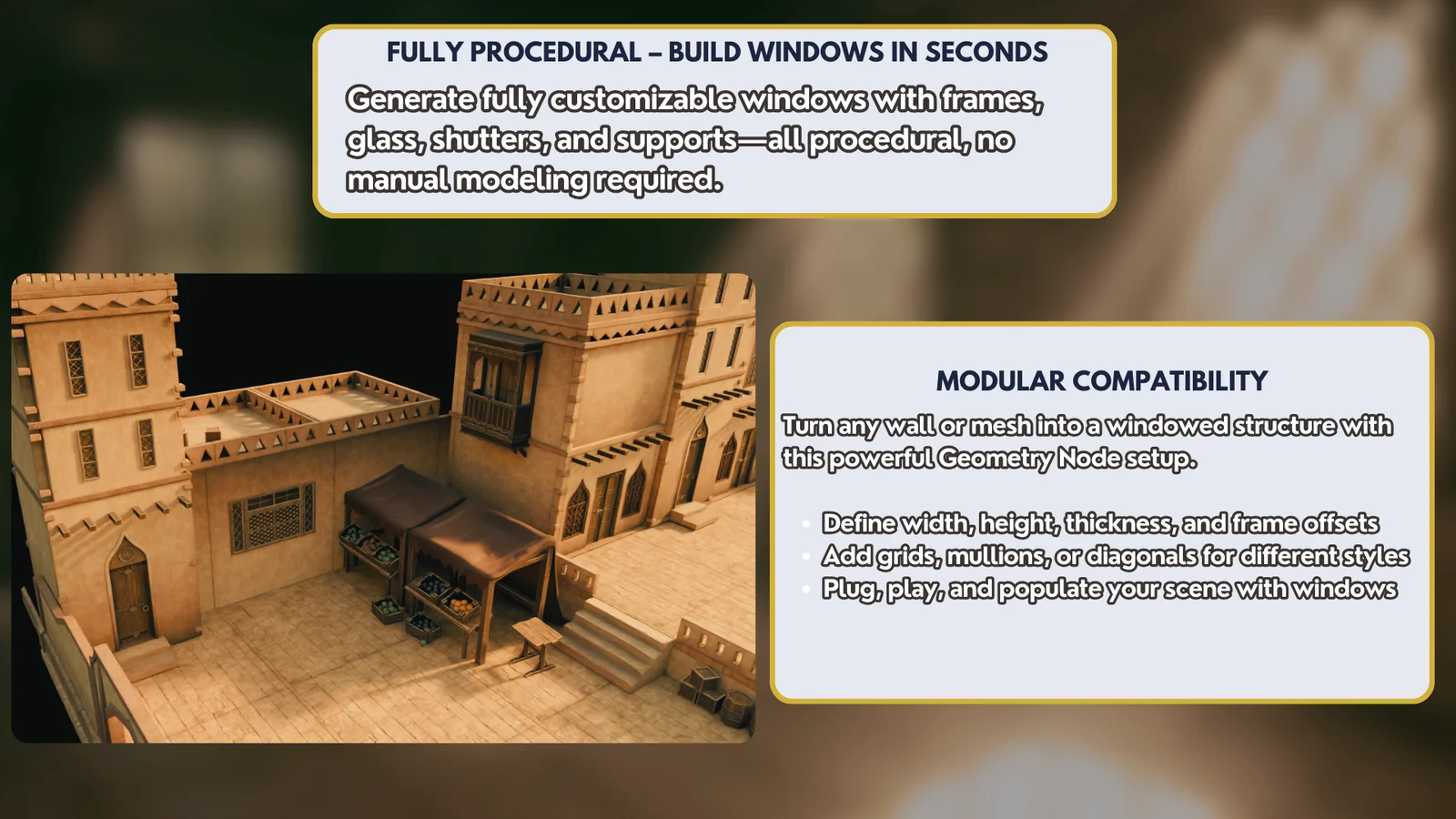 3DT Procedural Window Generator screenshot 2