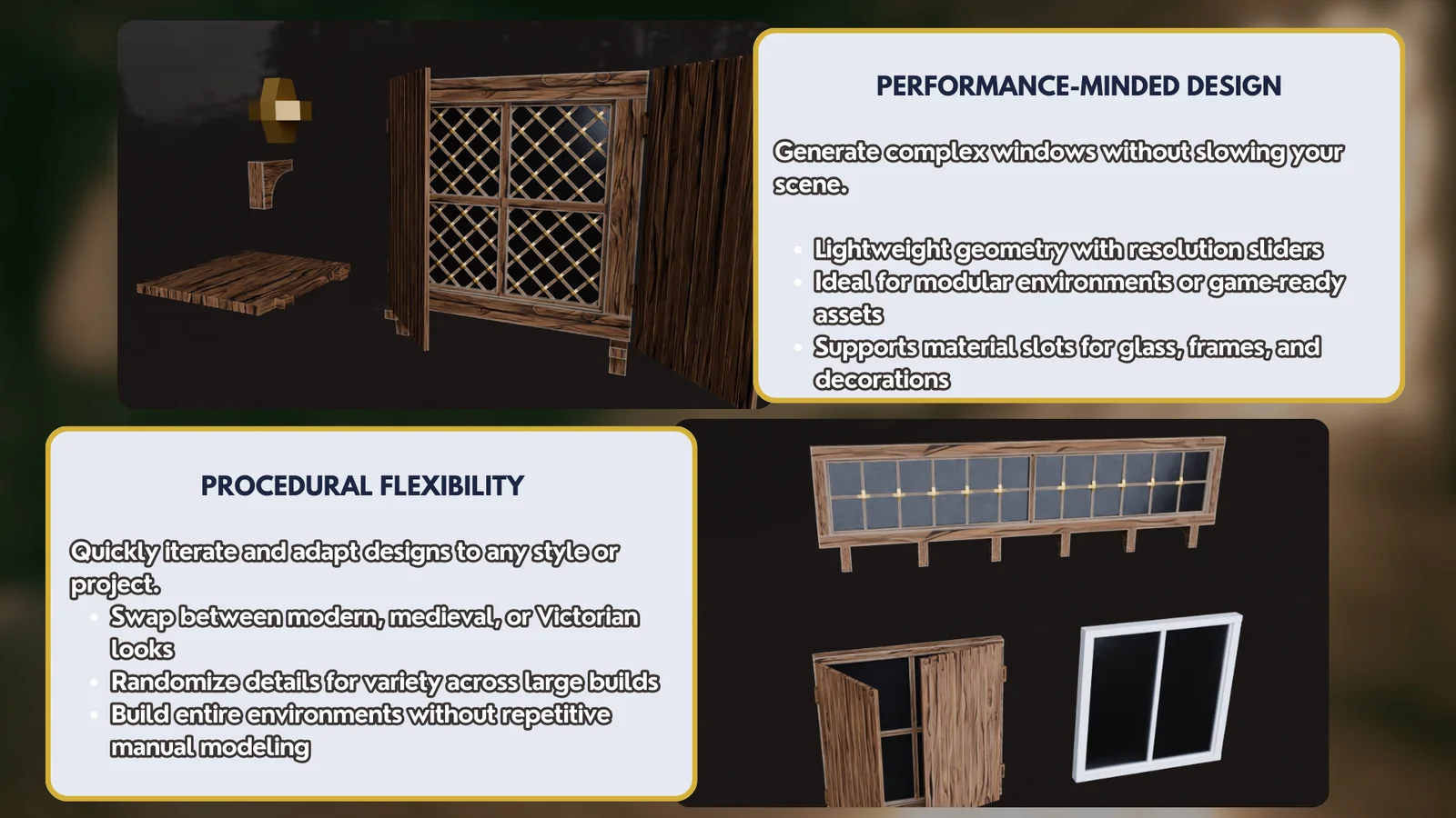 3DT Procedural Window Generator screenshot 4