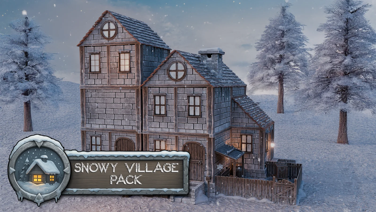 Snowy Village Modular Pack screenshot 8