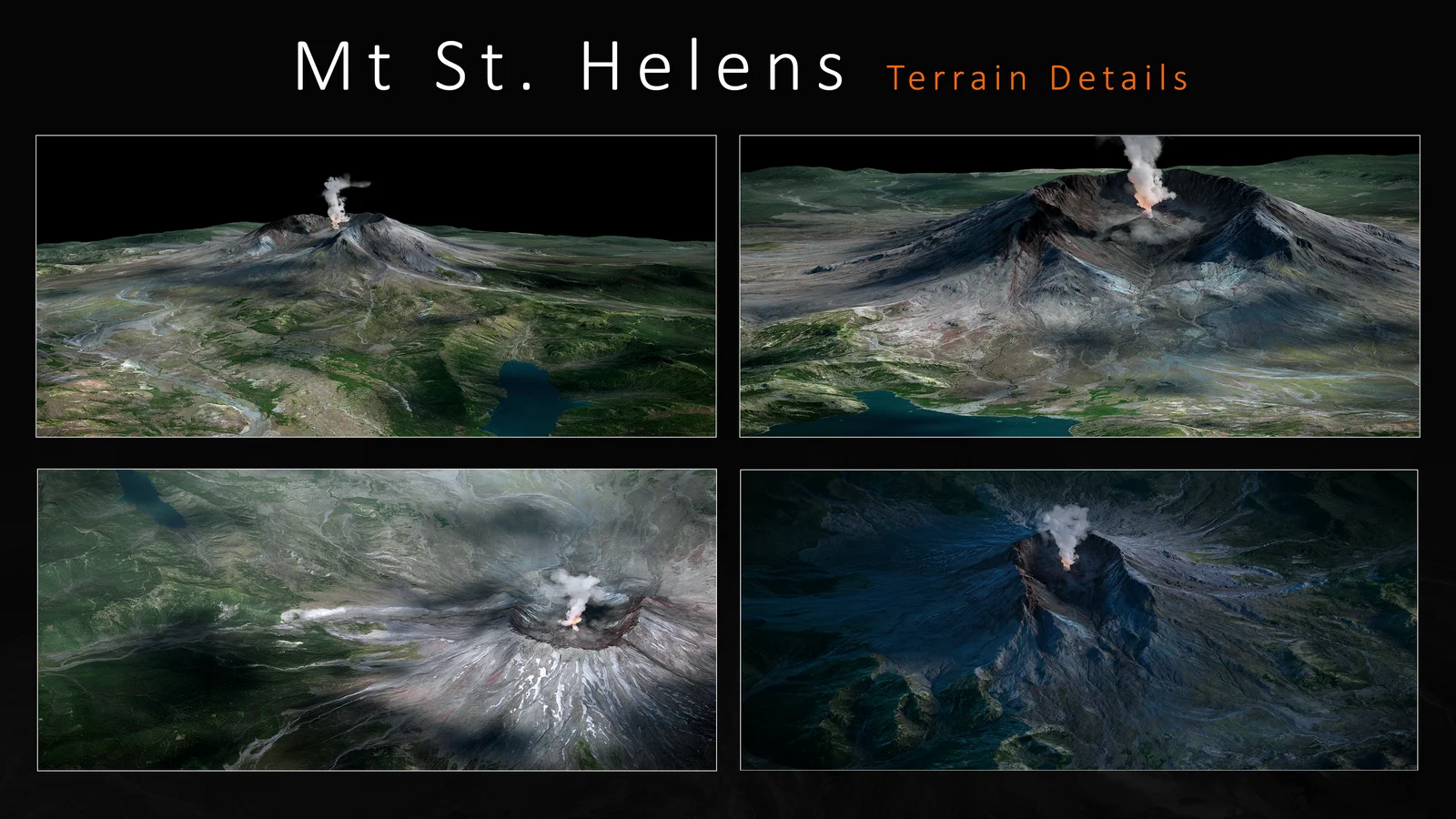 Mount St. Helens Terrain screenshot 2