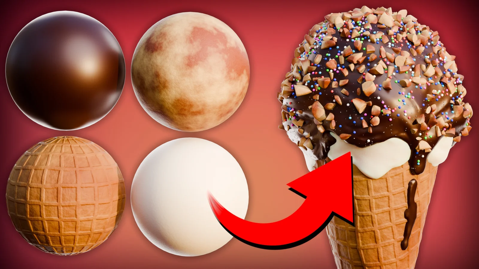 Procedural Ice Cream Materials screenshot 3