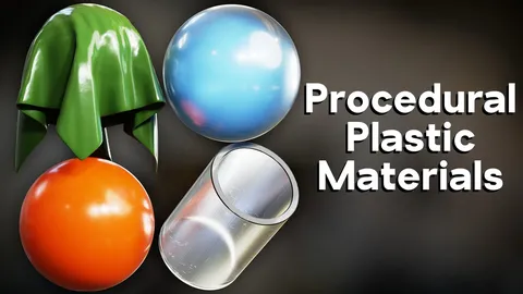 Procedural Plastic Materials - Blender shaders