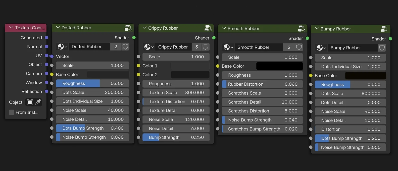 Procedural Rubber Materials screenshot 2