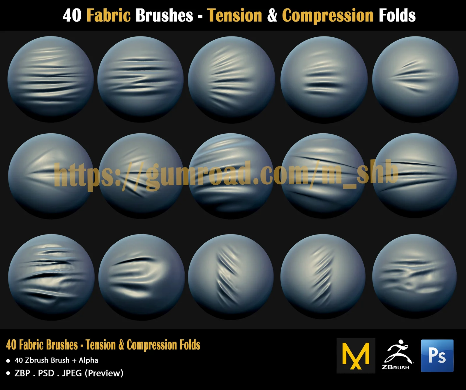 40 Fabric Brushes screenshot 2