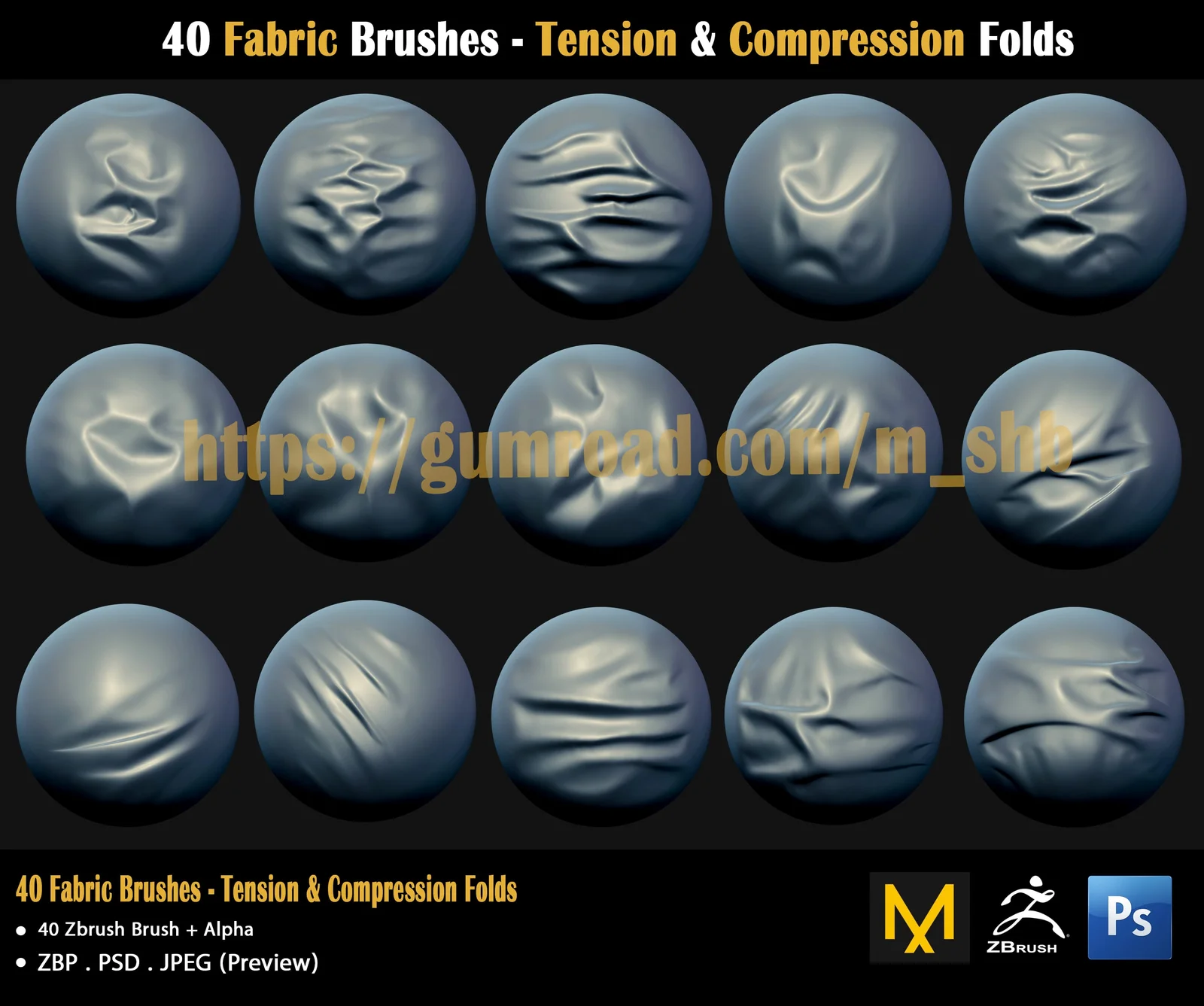 40 Fabric Brushes screenshot 3