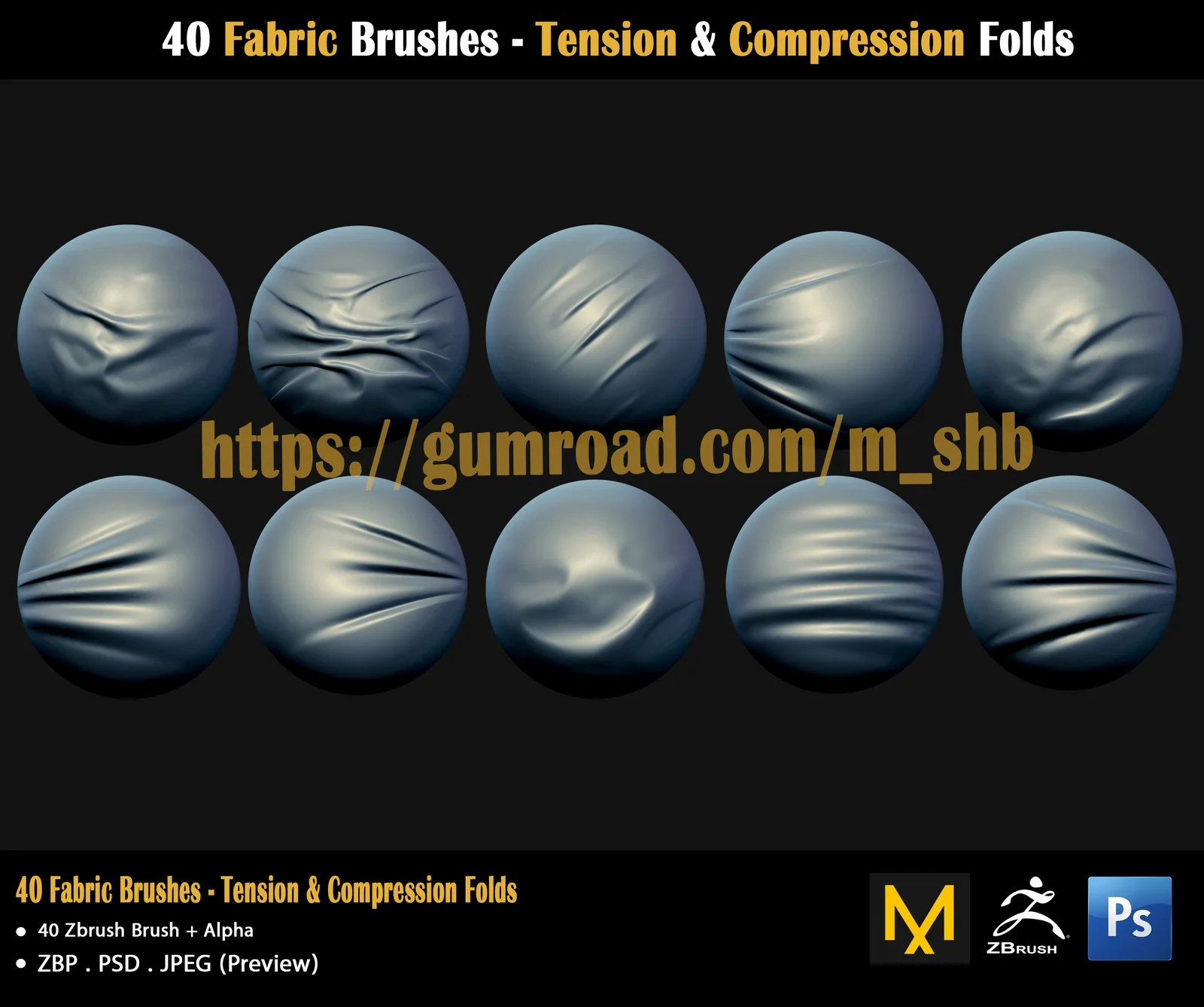 40 Fabric Brushes screenshot 4