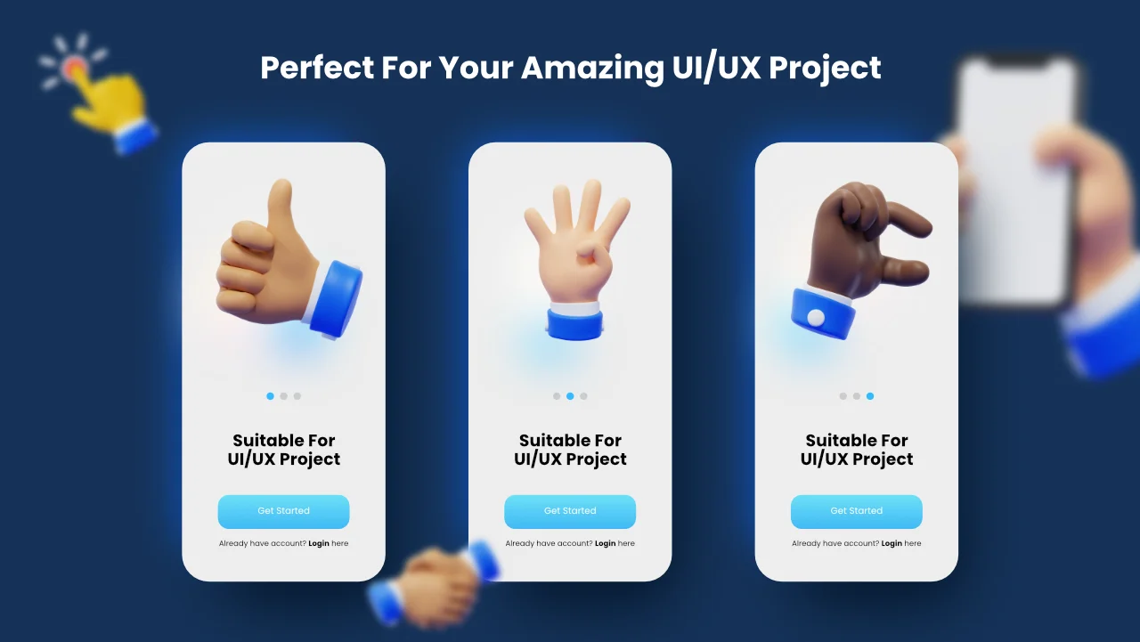 40 Hand Gesture Icons screenshot 5