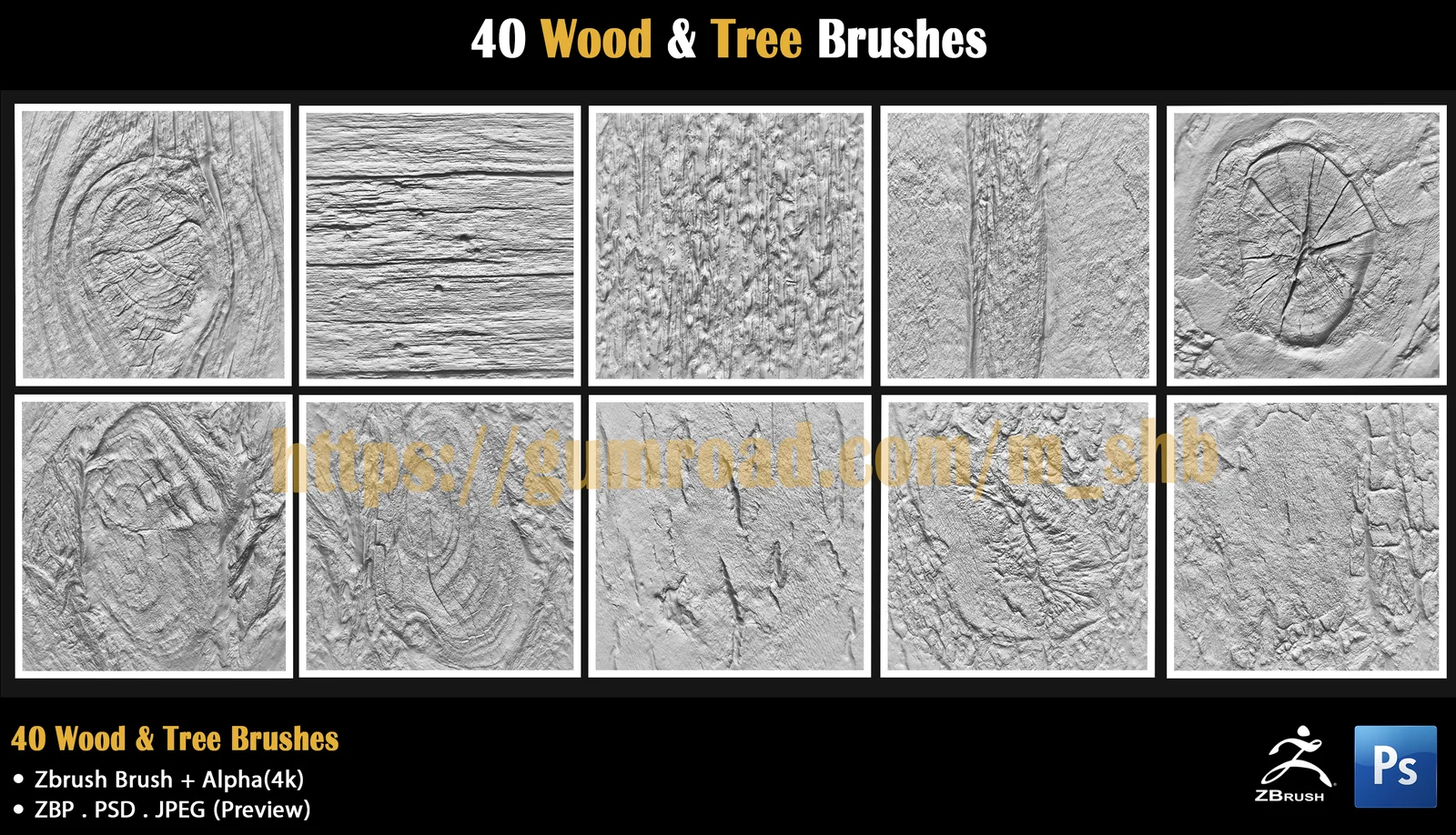 Wood & Tree Brushes screenshot 4