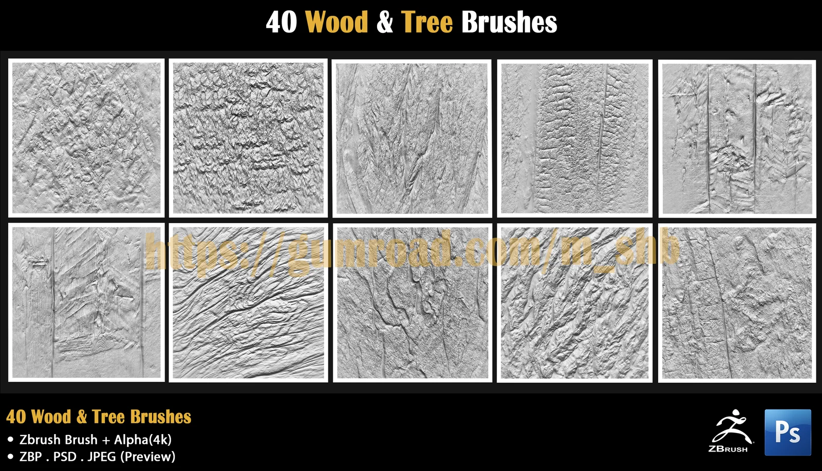 Wood & Tree Brushes screenshot 5