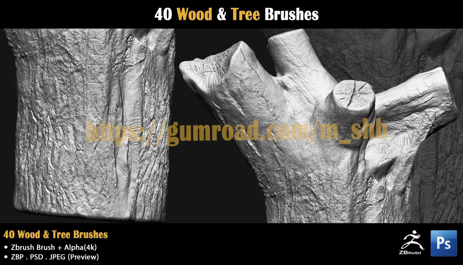 Wood & Tree Brushes screenshot 6