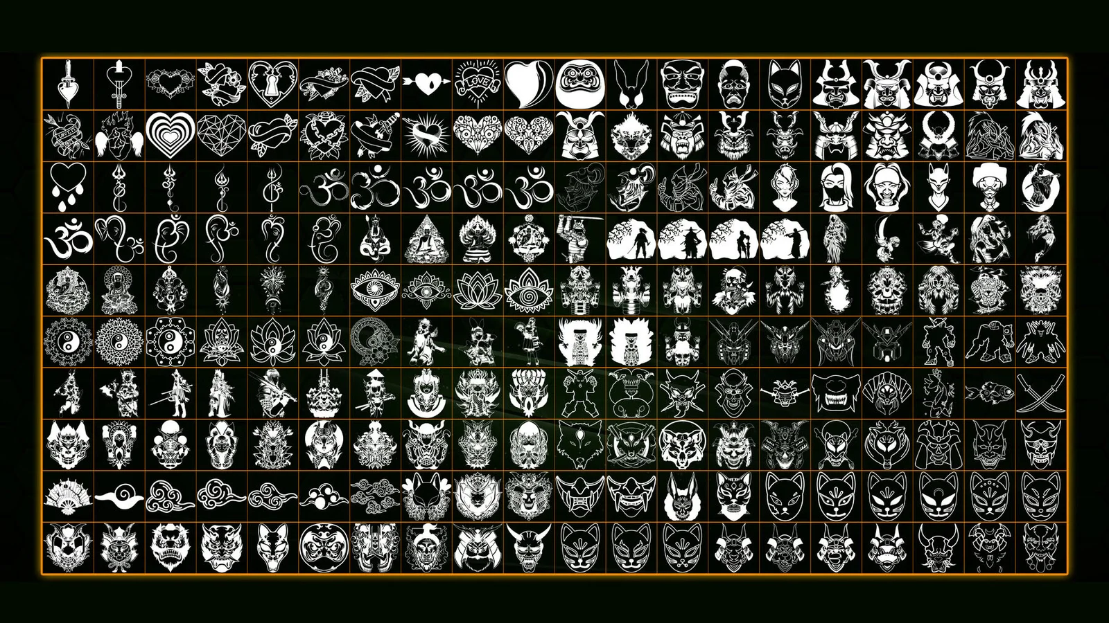 Hand Painted Alpha Tattoos screenshot 3