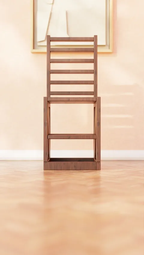 Ladder Chair - Blender 3d models