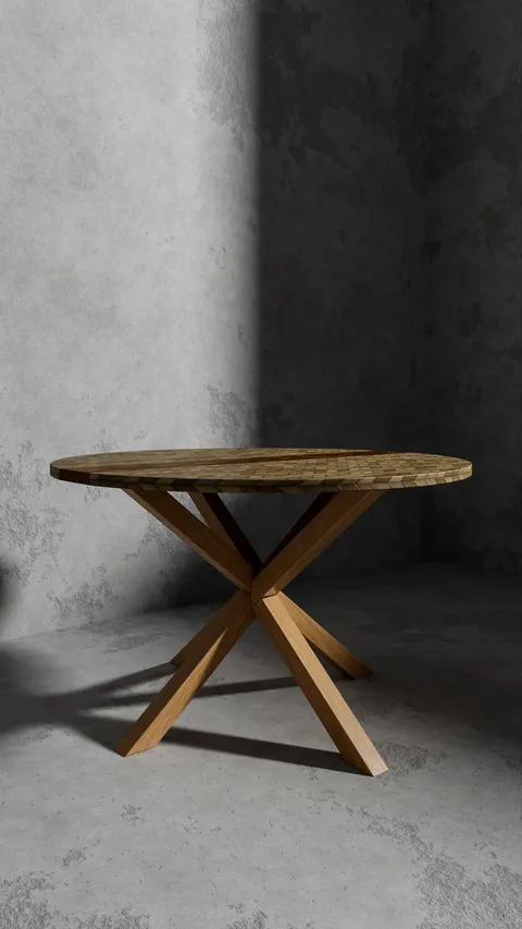 Circular Folding Table - Blender 3d models