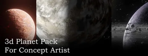 3D Planet Pack - Blender 3d models