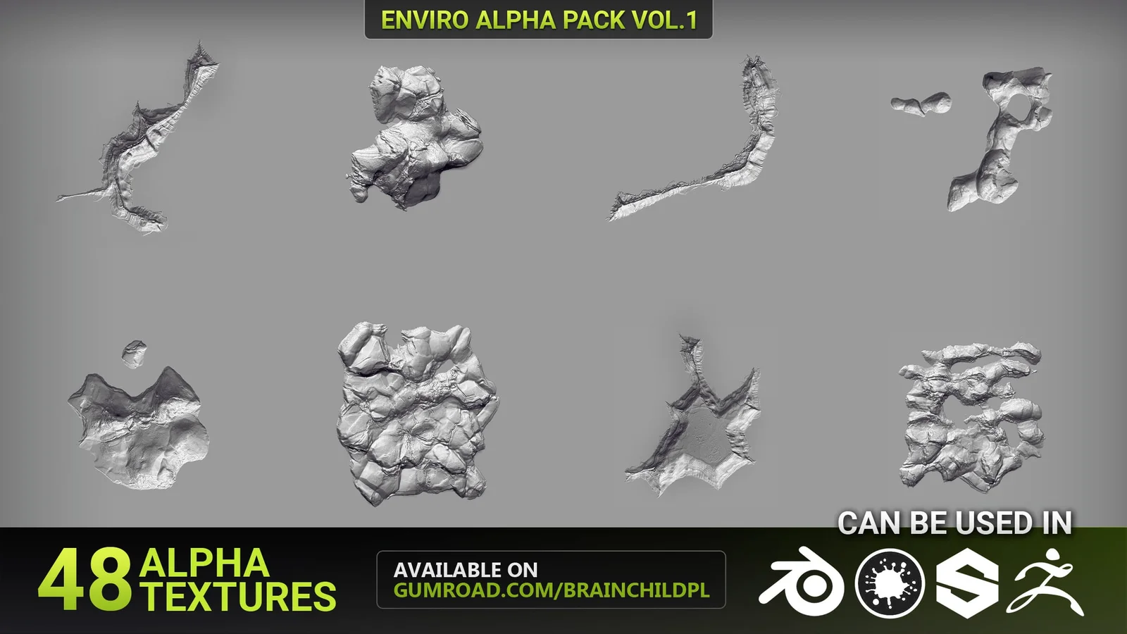 50 Cracks & Damage Alpha Textures screenshot 7