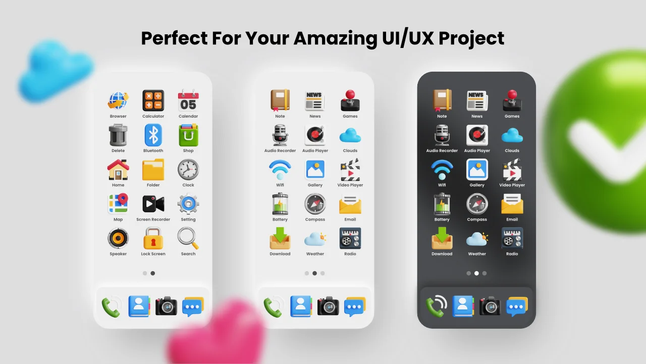 50 General UI 3D Icons screenshot 6