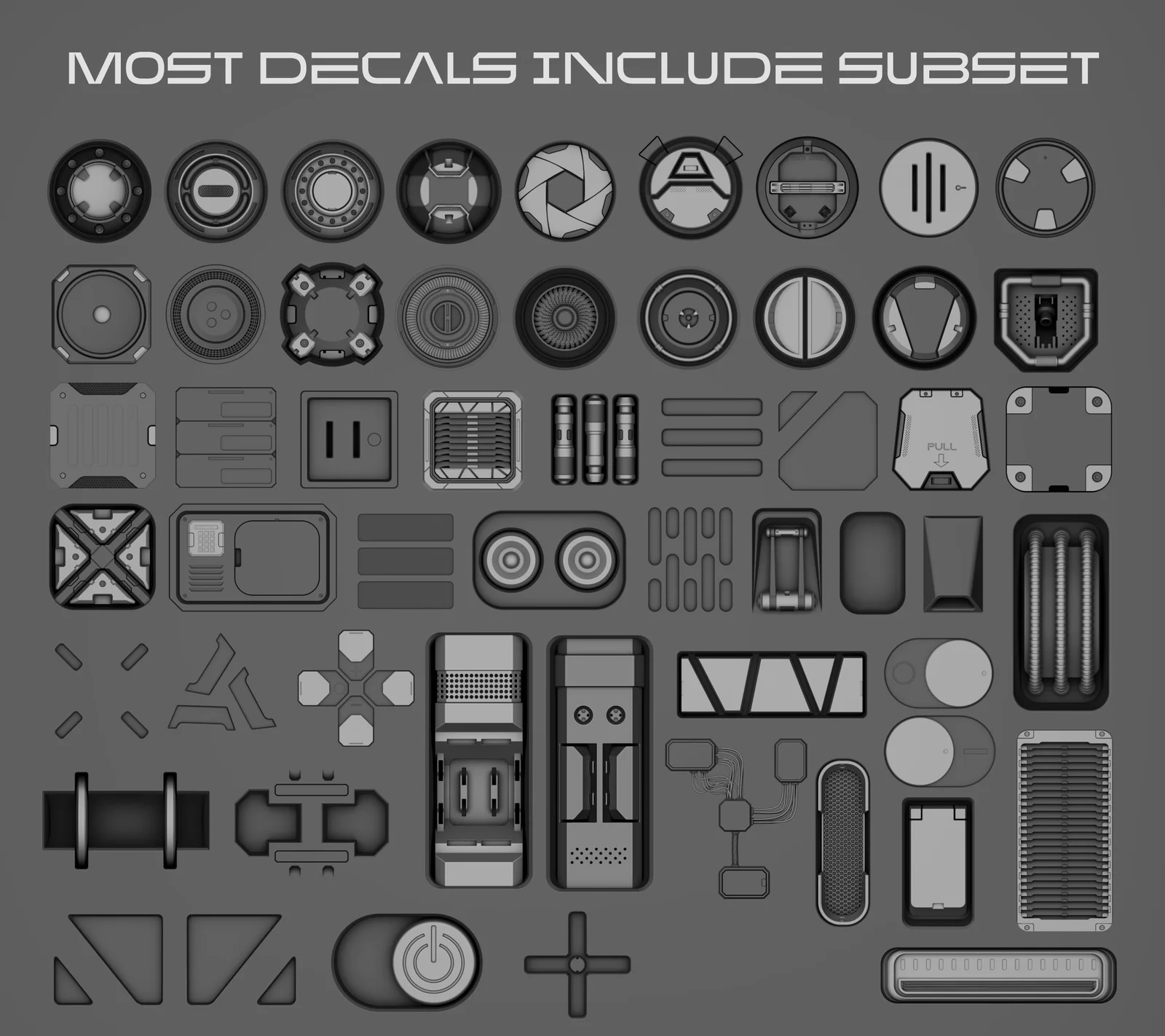Sci-Fi Decals Pack screenshot 2