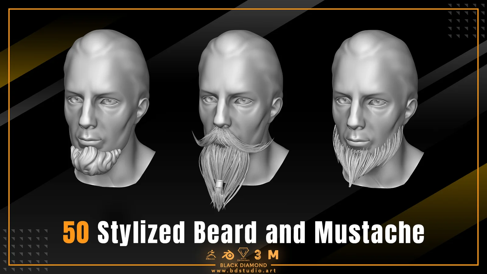 50 Stylized Beard And Mustache screenshot 5