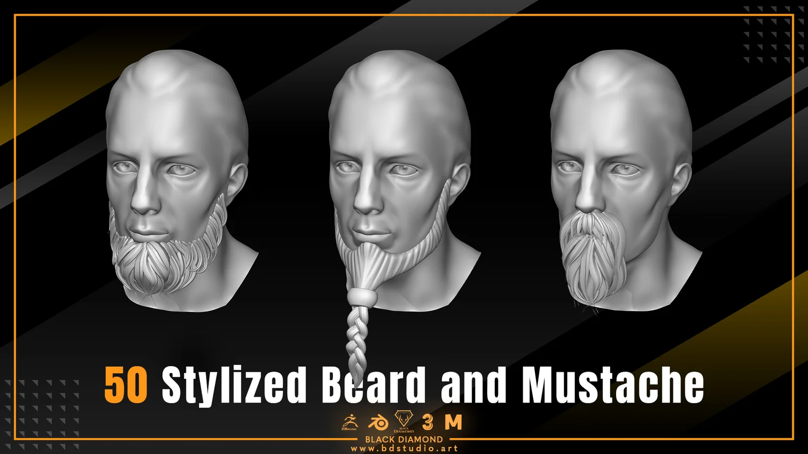 50 Stylized Beard And Mustache screenshot 6