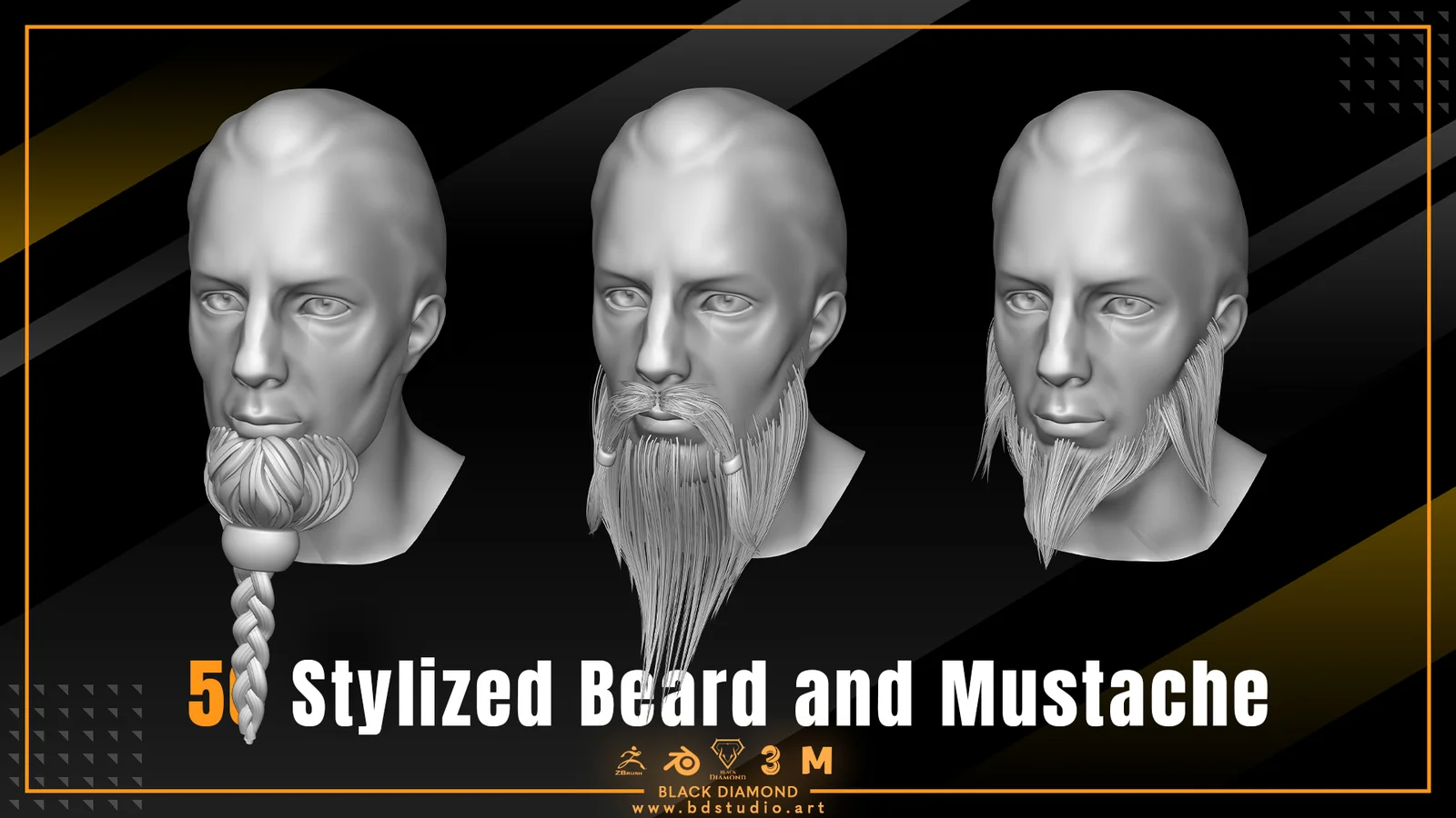 50 Stylized Beard And Mustache screenshot 7