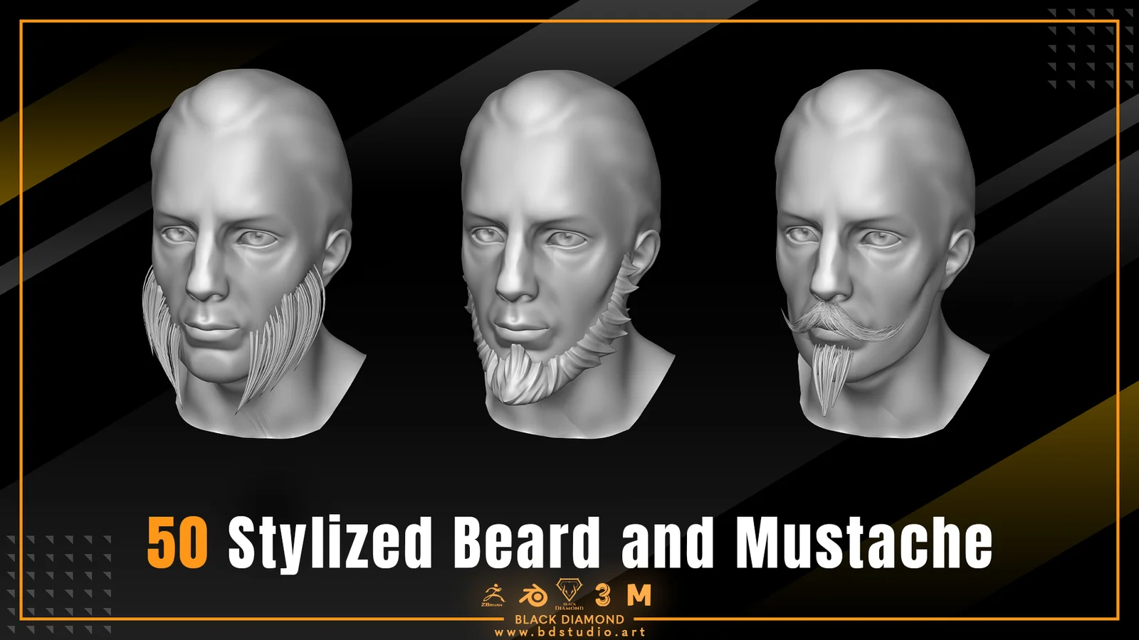 50 Stylized Beard And Mustache screenshot 8