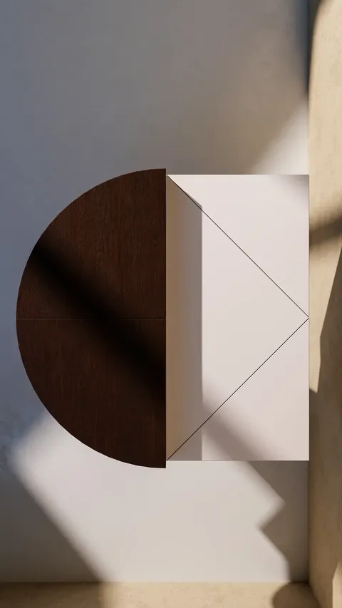 Square to Circular Table - Blender 3d models